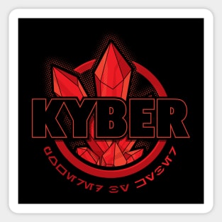 Powered by KYBER - red Sticker